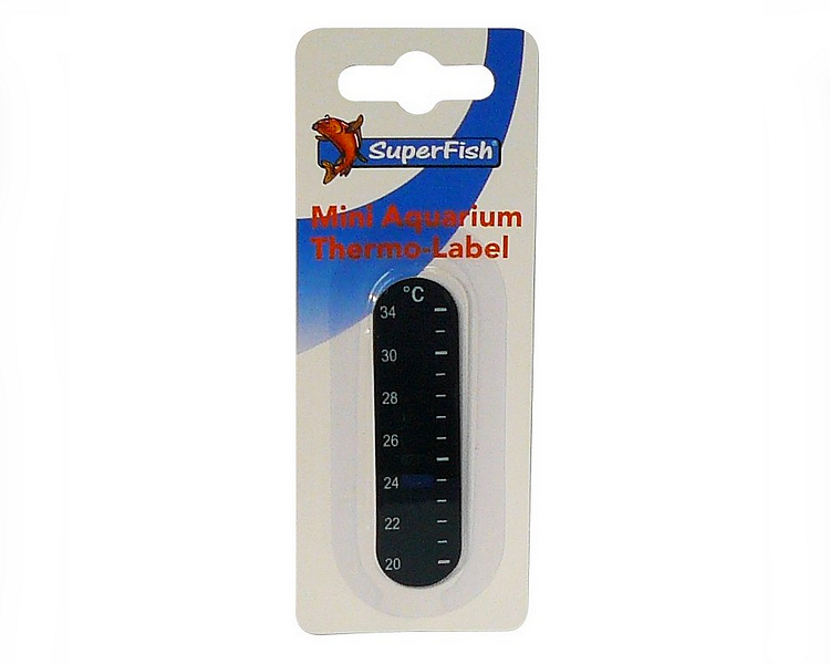 Super fish Mini Stick On Thermometer Label